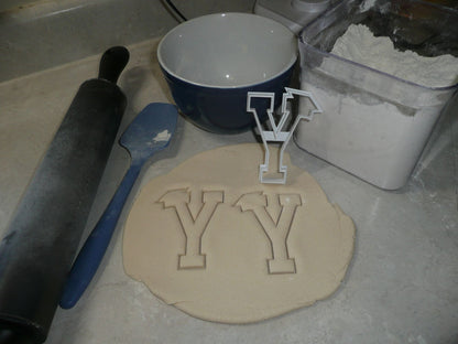 Block Letter Y with Graduation Cap School Cookie Cutter USA PR3746