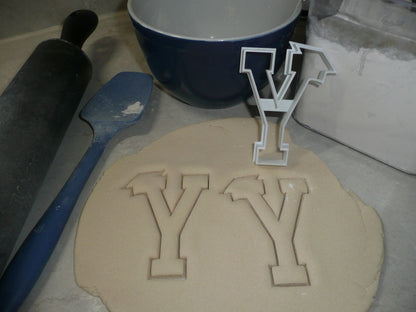 Block Letter Y with Graduation Cap School Cookie Cutter USA PR3746