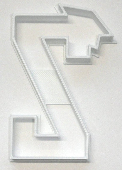 Block Letter Z with Graduation Cap School Cookie Cutter USA PR3747