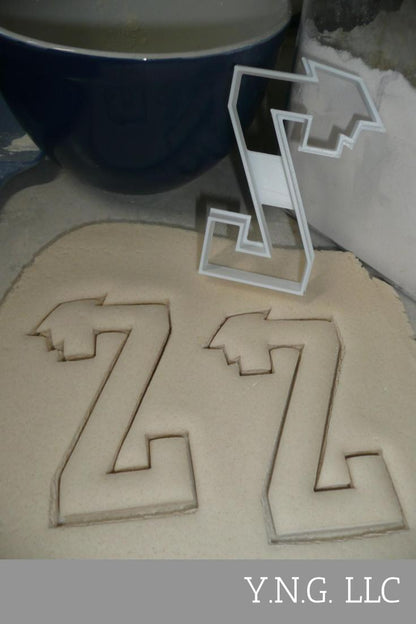 Block Letter Z with Graduation Cap School Cookie Cutter USA PR3747