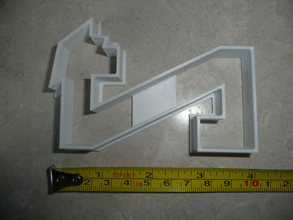 Block Letter Z with Graduation Cap School Cookie Cutter USA PR3747