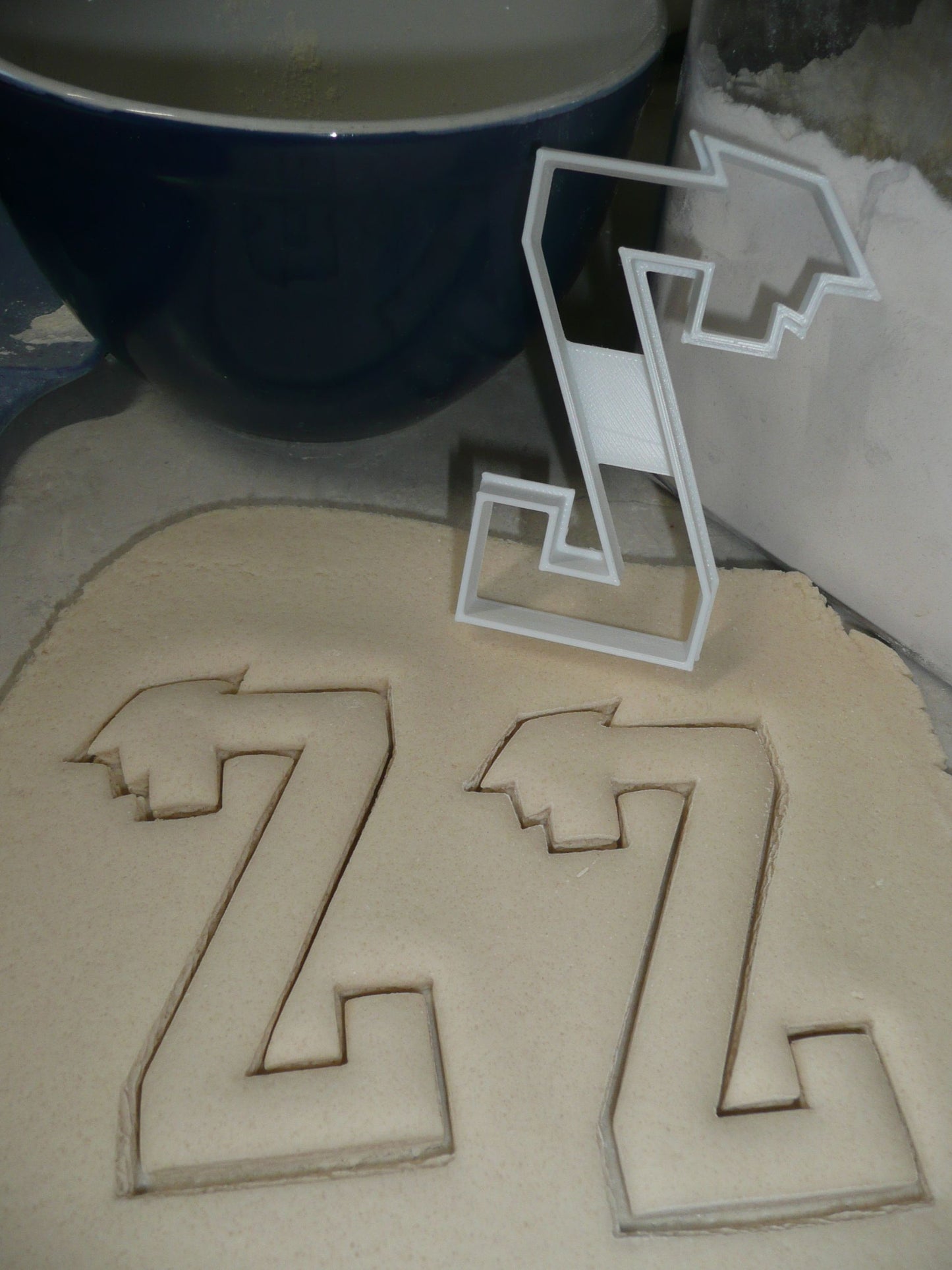 Block Letter Z with Graduation Cap School Cookie Cutter USA PR3747