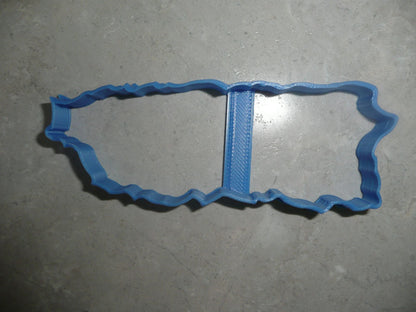 Puerto Rico Outline Caribbean Island US Territory Cookie Cutter USA PR3750