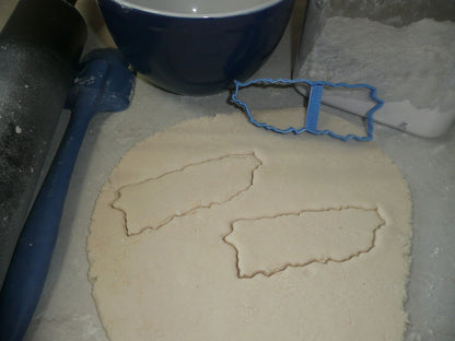 Puerto Rico Outline Caribbean Island US Territory Cookie Cutter USA PR3750