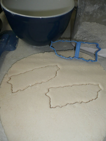Puerto Rico Outline Caribbean Island US Territory Cookie Cutter USA PR3750