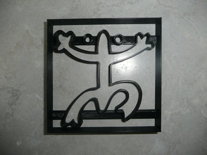 Taino Symbol Coqui Frog Puerto Rican Caribbean Cookie Cutter USA PR3754
