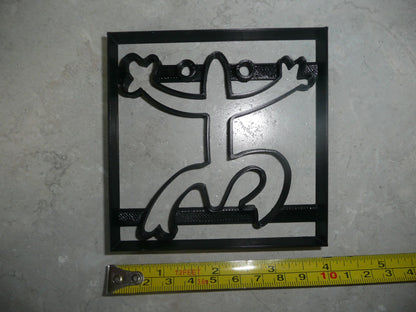 Taino Symbol Coqui Frog Puerto Rican Caribbean Cookie Cutter USA PR3754