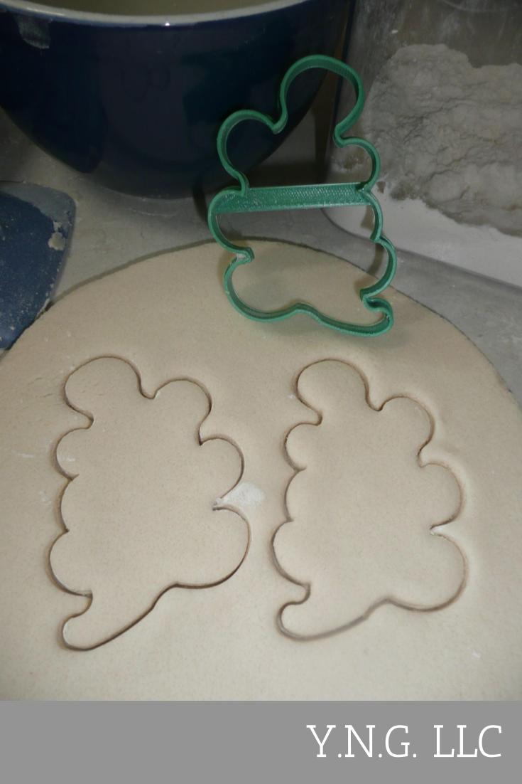Plant Outline Round Leaves Simple Houseplant Landscape Cookie Cutter USA PR3756