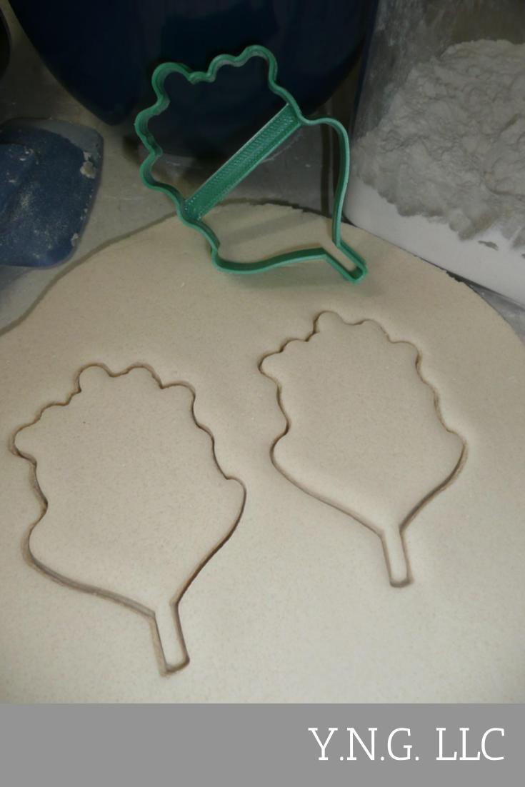 Leaf With Berries Outline Berry Leaves Plant Tree Shrub Cookie Cutter USA PR3762