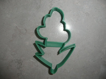 6x Nightshade Spring Leaf Fondant Cutter Cupcake Topper 1.75 IN USA FD3763