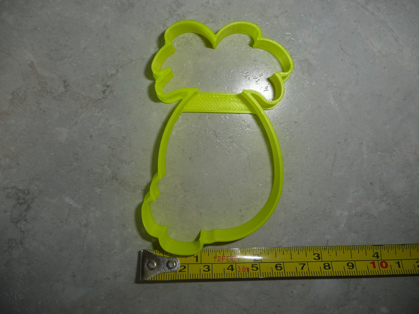 Pineapple With Flower Outline Tropical Fruit Summer Cookie Cutter USA PR3765