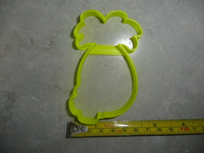 Pineapple With Flower Outline Tropical Fruit Summer Cookie Cutter USA PR3765