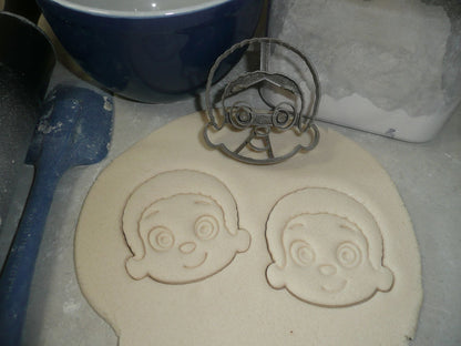 Goby Bubble Guppies Face Merperson Cartoon Character Cookie Cutter USA PR3767