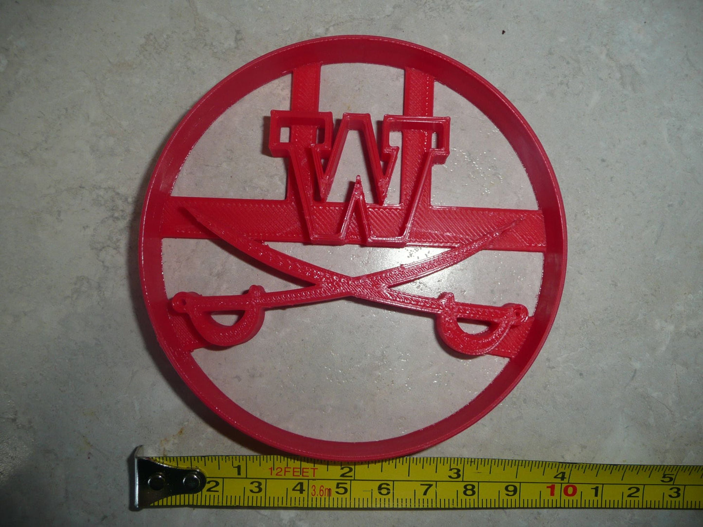 W Woodson High School Cavaliers Virginia Cookie Cutter USA PR3771