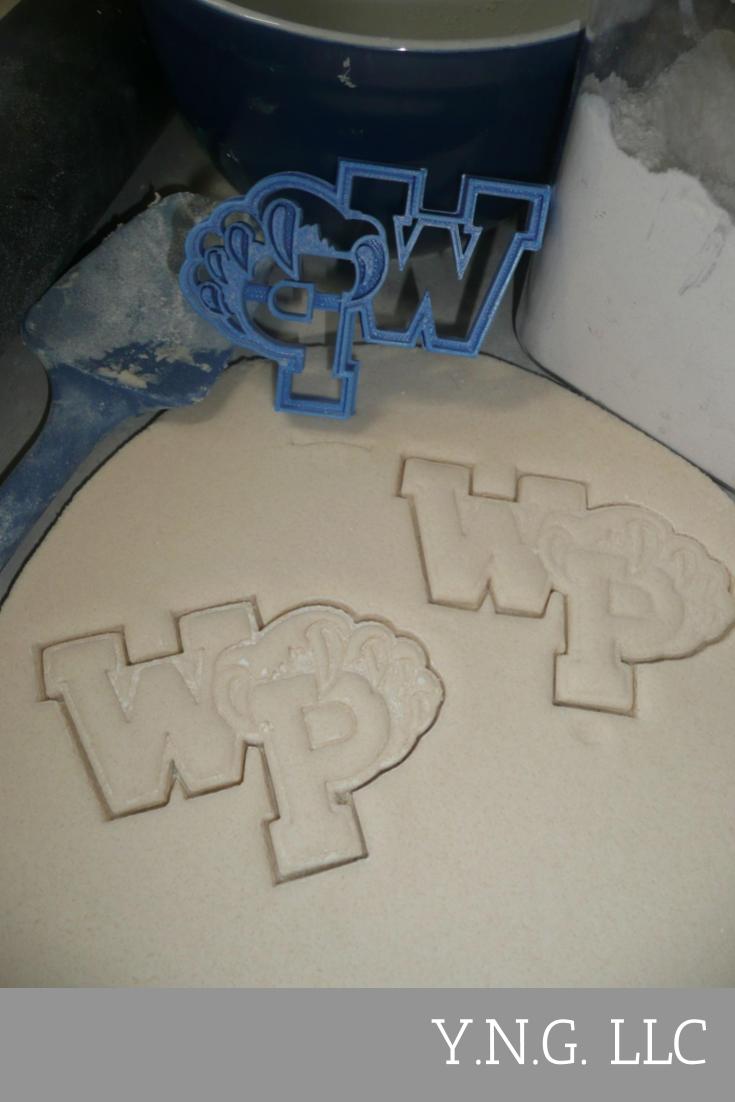 West Potomac High School Wolverines Virginia Cookie Cutter USA PR3773