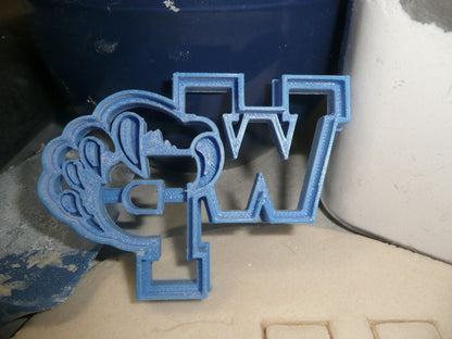 West Potomac High School Wolverines Virginia Cookie Cutter USA PR3773