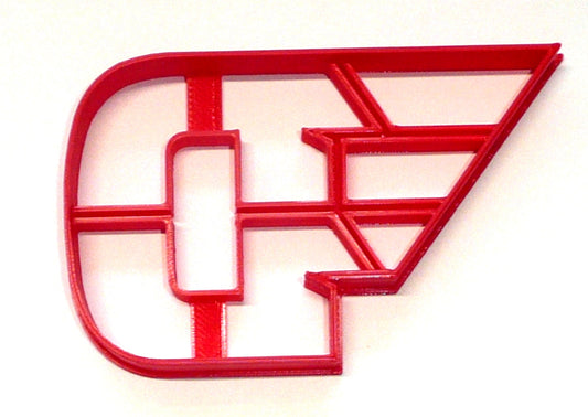 6x Univ of Dayton Flyers Fondant Cutter Cupcake Topper 1.75 IN USA FD3786