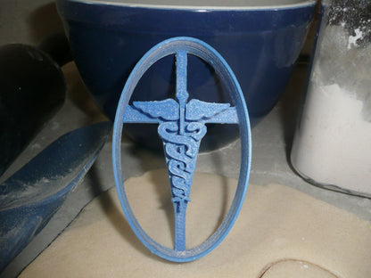 Medical Symbol Med Professional Healthcare Caduceus Cookie Cutter USA PR3788