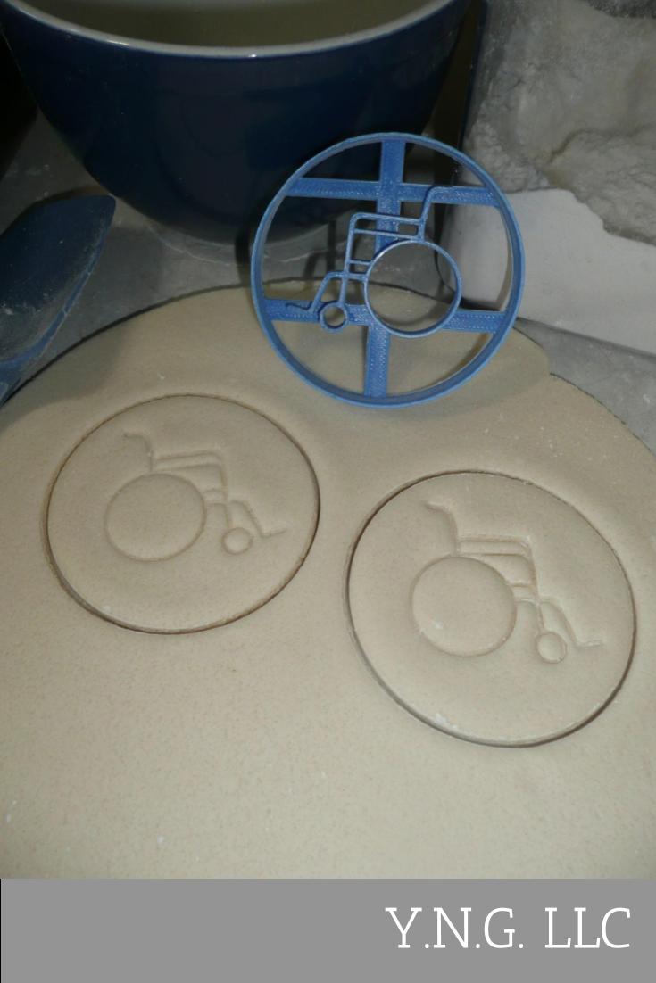 Wheelchair Medical Device Healing Healthcare Cookie Cutter USA PR3791