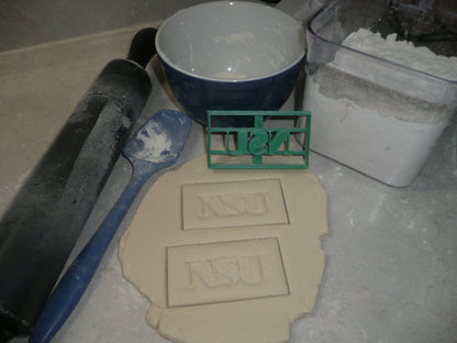 Norfolk State University NSU Spartans College Cookie Cutter USA PR3796