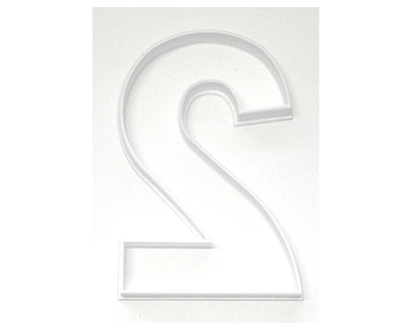 Number Two 2 Birthday Anniversary Large Size 4" Cookie Cutter USA PR3802
