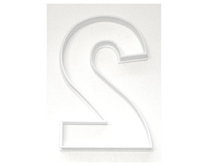 Number Two 2 Birthday Anniversary Large Size 4" Cookie Cutter USA PR3802