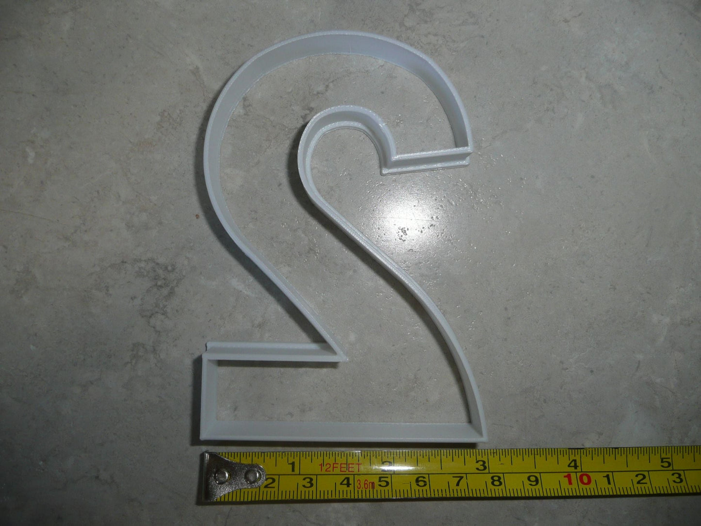Number Two 2 Birthday Anniversary Large Size 4" Cookie Cutter USA PR3802
