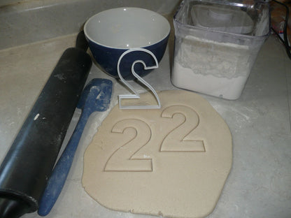 Number Two 2 Birthday Anniversary Large Size 4" Cookie Cutter USA PR3802