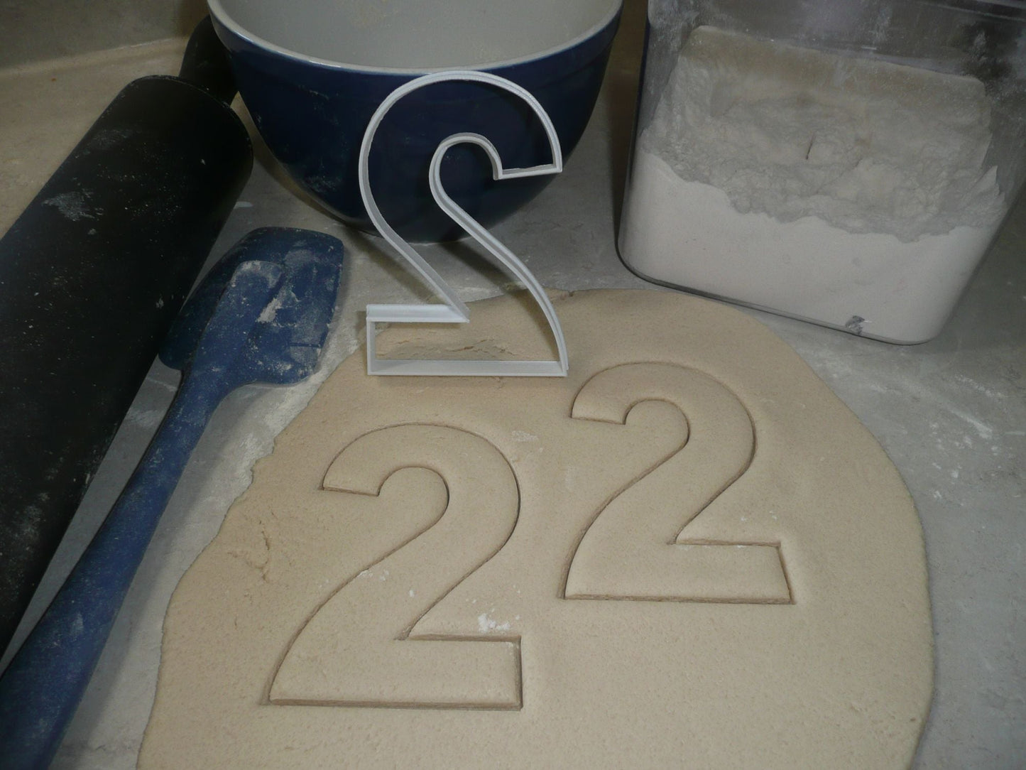 Number Two 2 Birthday Anniversary Large Size 4" Cookie Cutter USA PR3802