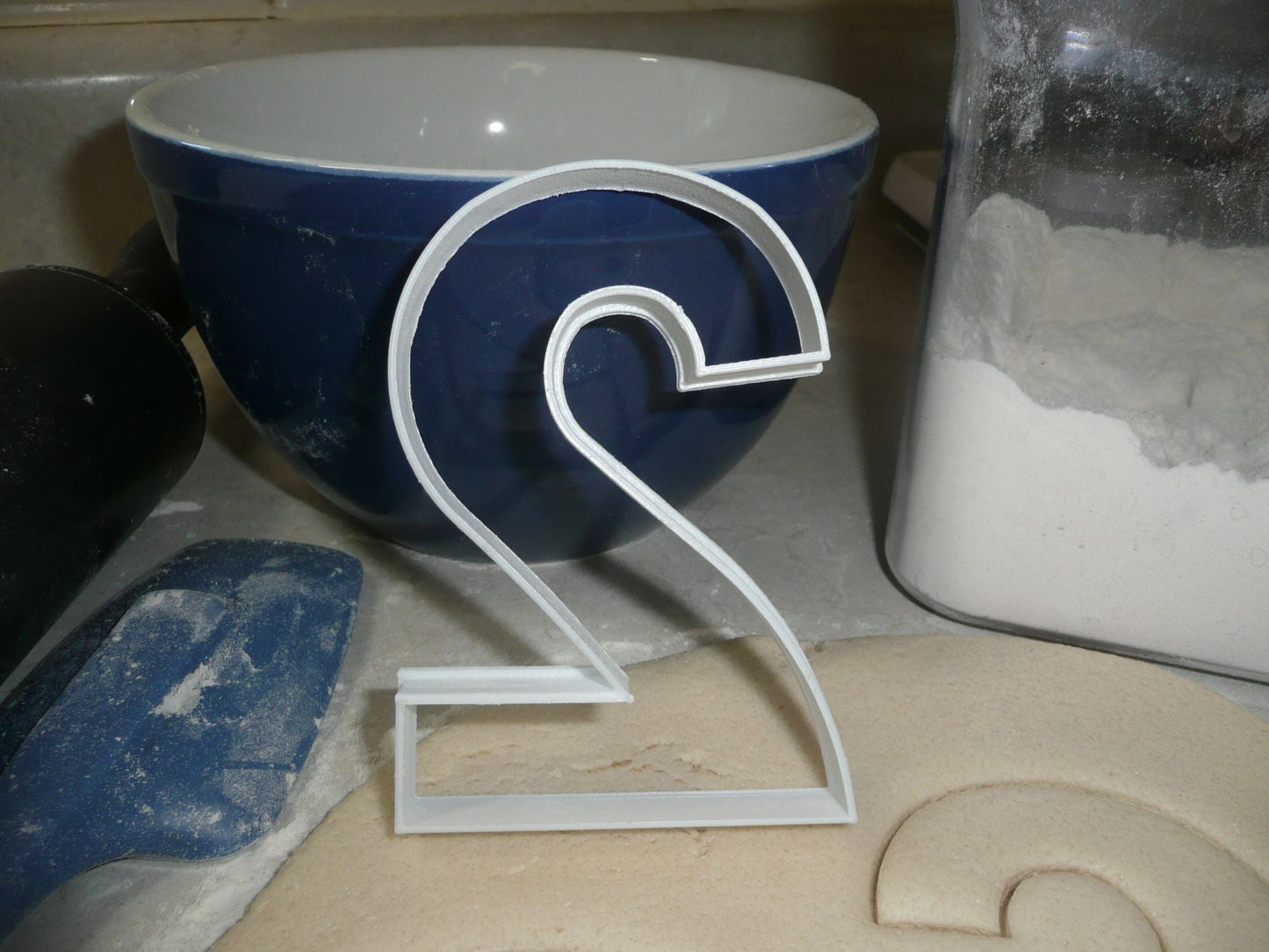 Number Two 2 Birthday Anniversary Large Size 4" Cookie Cutter USA PR3802