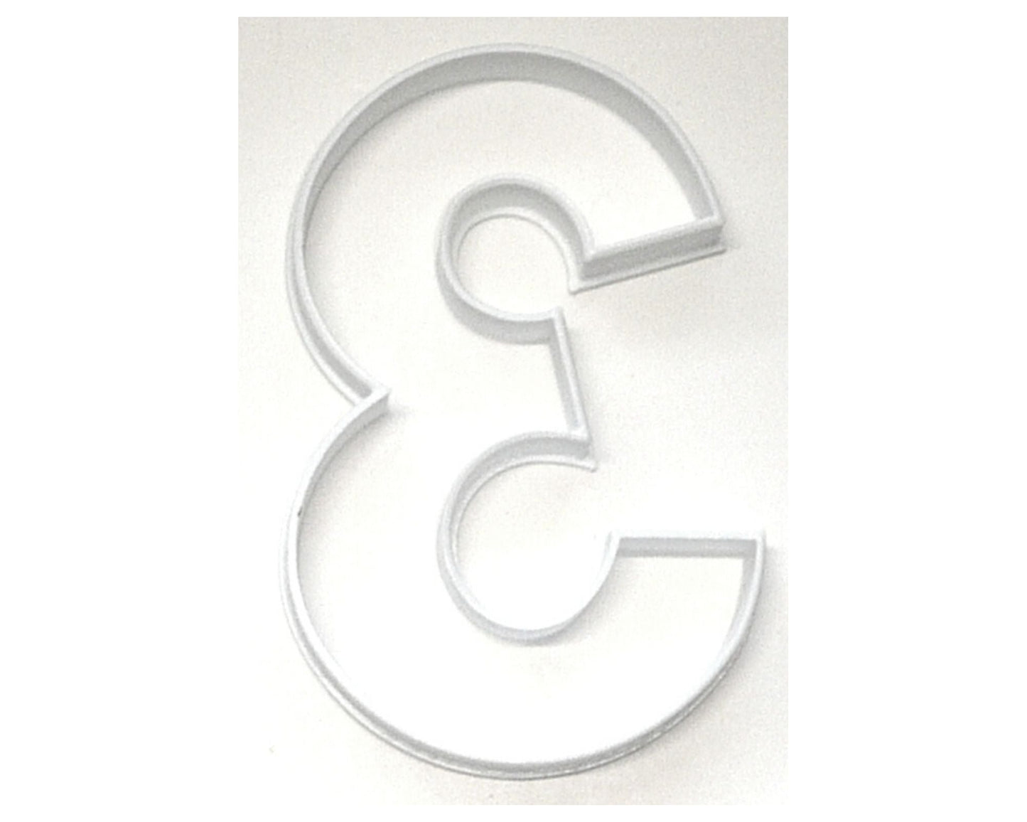 Number Three 3 Birthday Anniversary Large Size 4" Cookie Cutter USA PR3803