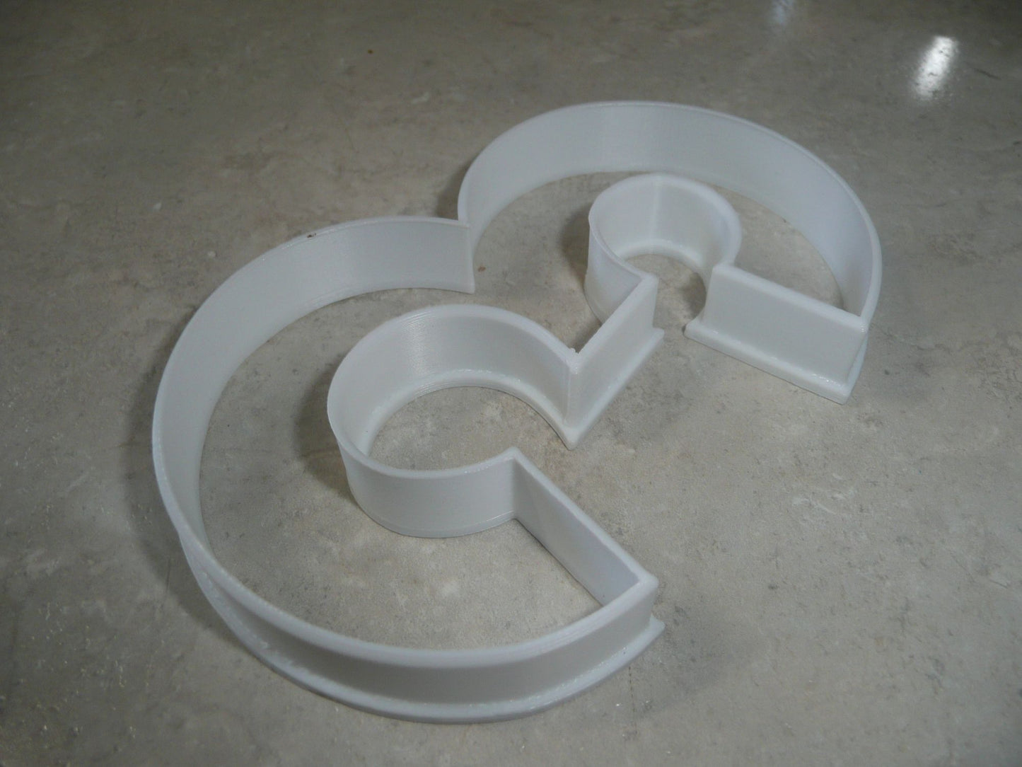 Number Three 3 Birthday Anniversary Large Size 4" Cookie Cutter USA PR3803
