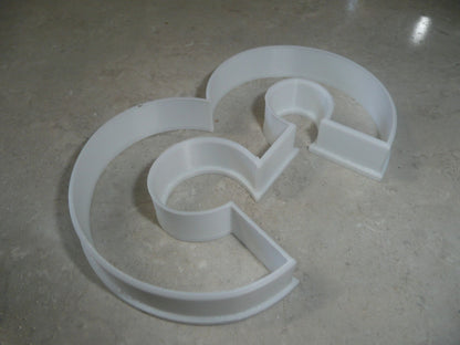 Number Three 3 Birthday Anniversary Large Size 4" Cookie Cutter USA PR3803