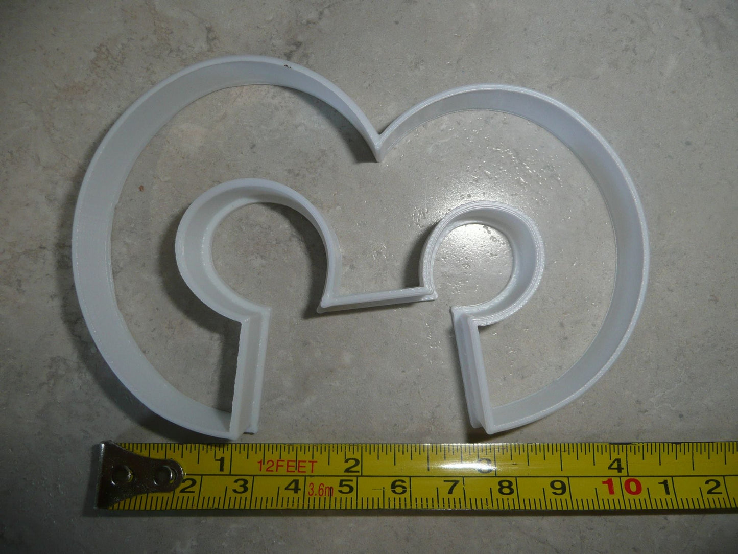 Number Three 3 Birthday Anniversary Large Size 4" Cookie Cutter USA PR3803