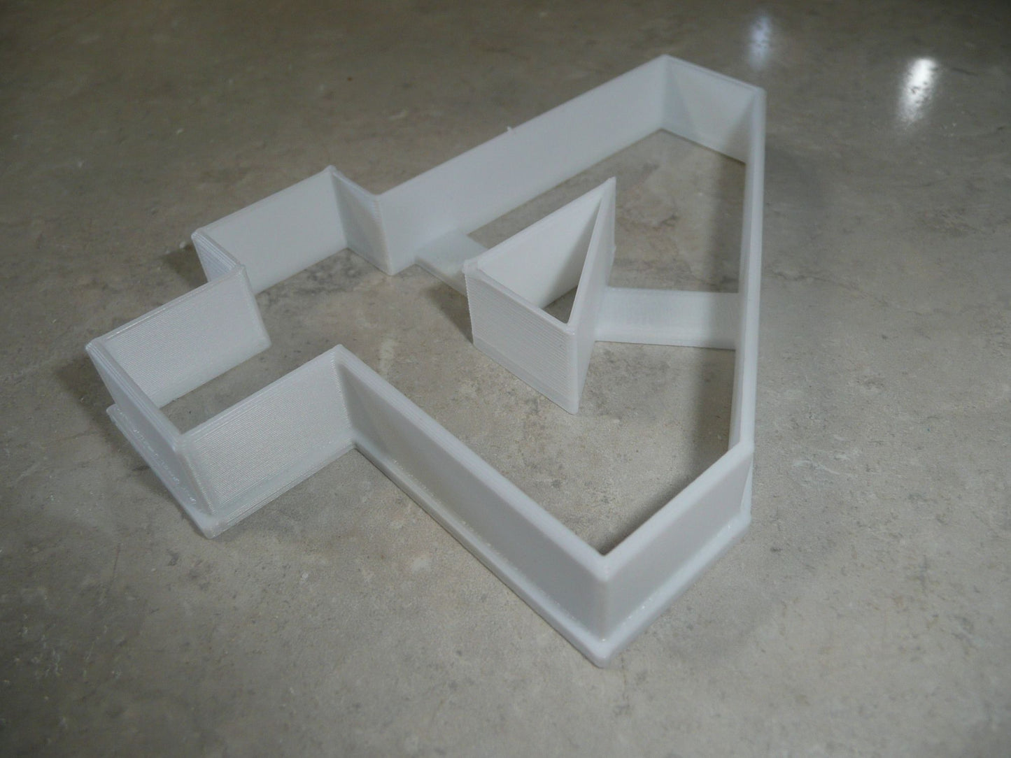 Number Four 4 Birthday Anniversary Large Size 4" Cookie Cutter USA PR3804