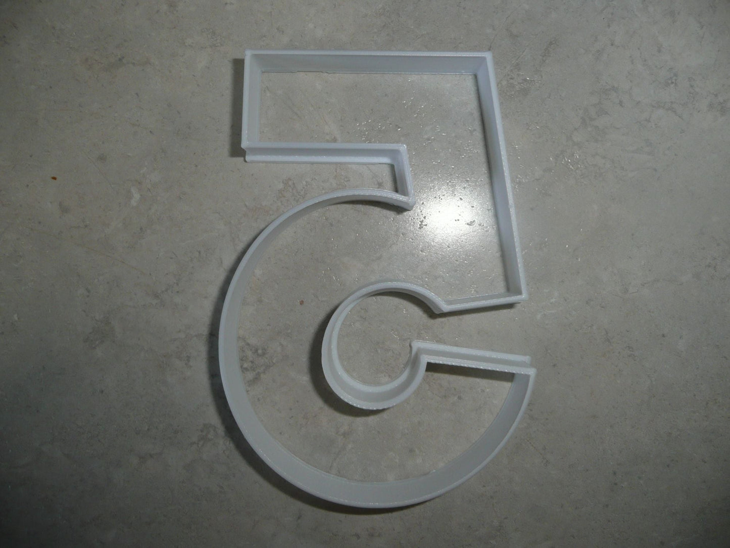 Number Five 5 Birthday Anniversary Large Size 4" Cookie Cutter USA PR3805