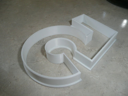 Number Five 5 Birthday Anniversary Large Size 4" Cookie Cutter USA PR3805