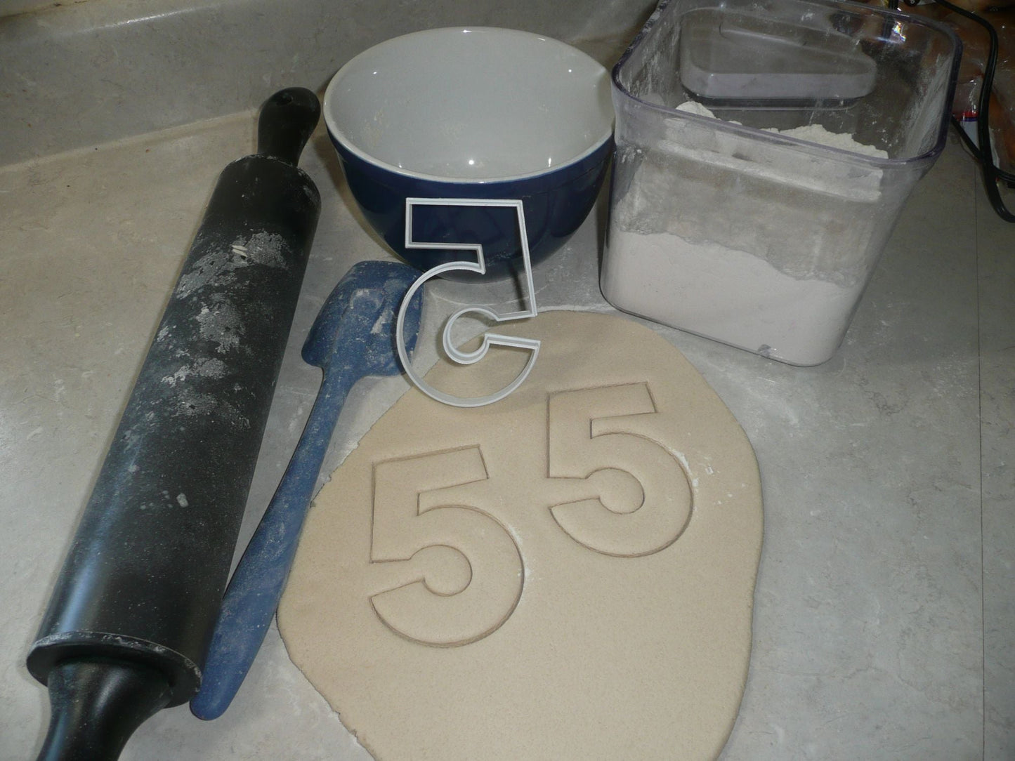 Number Five 5 Birthday Anniversary Large Size 4" Cookie Cutter USA PR3805