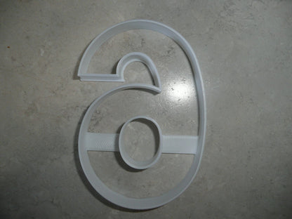 Number Six 6 Or Nine 9 Birthday Large Size 4" Cookie Cutter USA PR3806