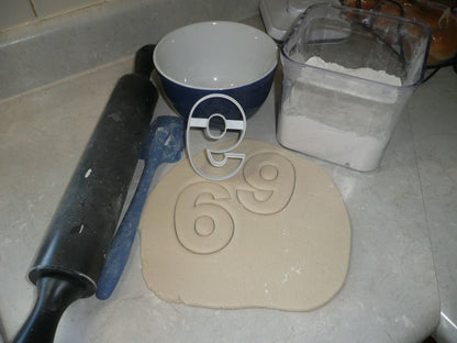 Number Six 6 Or Nine 9 Birthday Large Size 4" Cookie Cutter USA PR3806