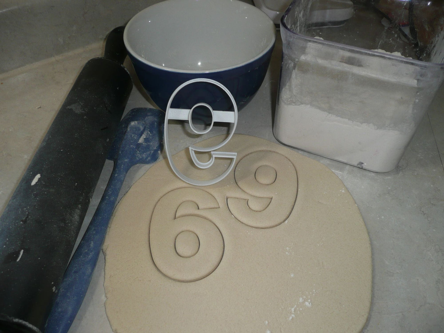 Number Six 6 Or Nine 9 Birthday Large Size 4" Cookie Cutter USA PR3806