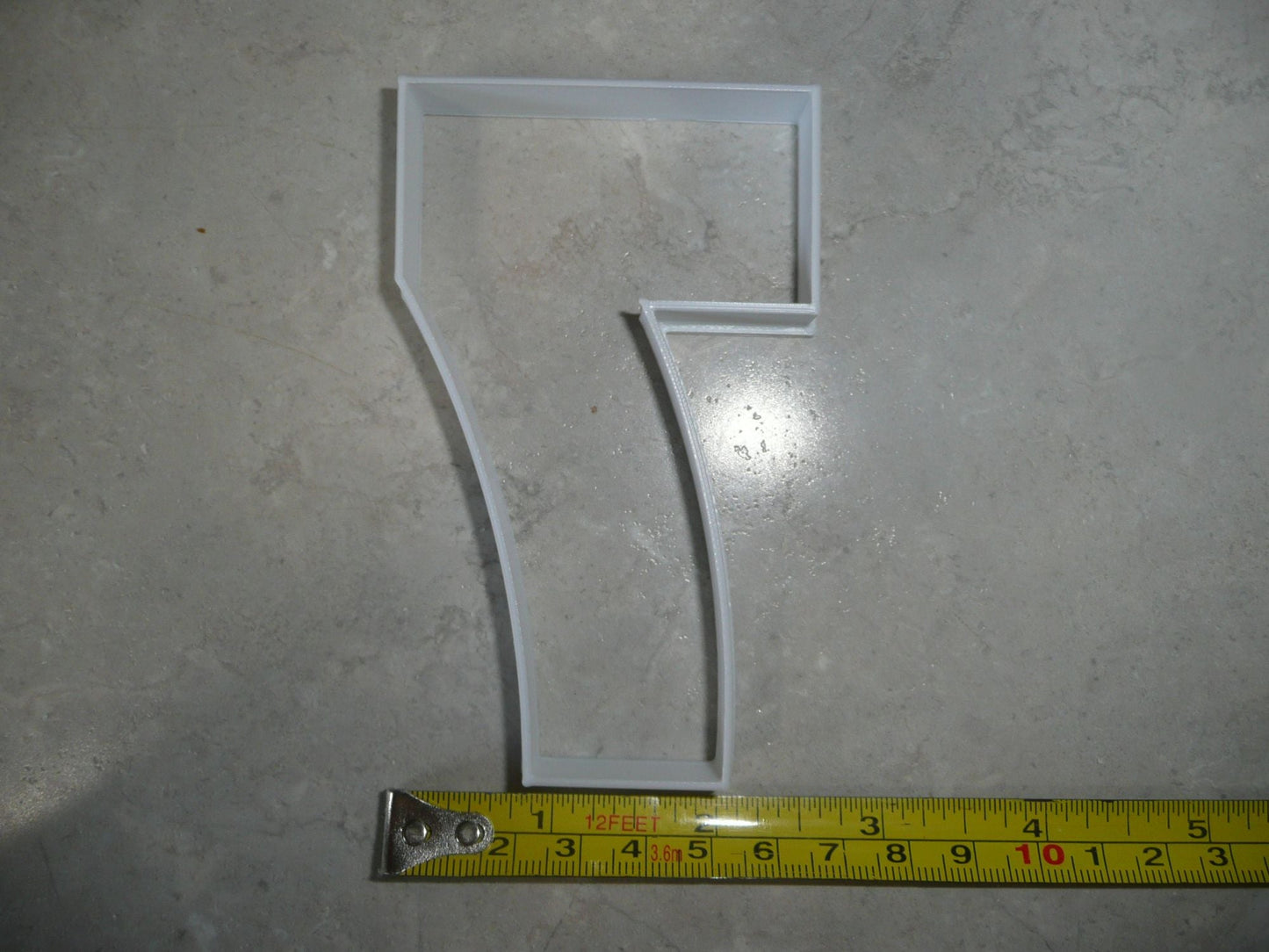 Number Seven 7 Birthday Anniversary Large Size 4" Cookie Cutter USA PR3807