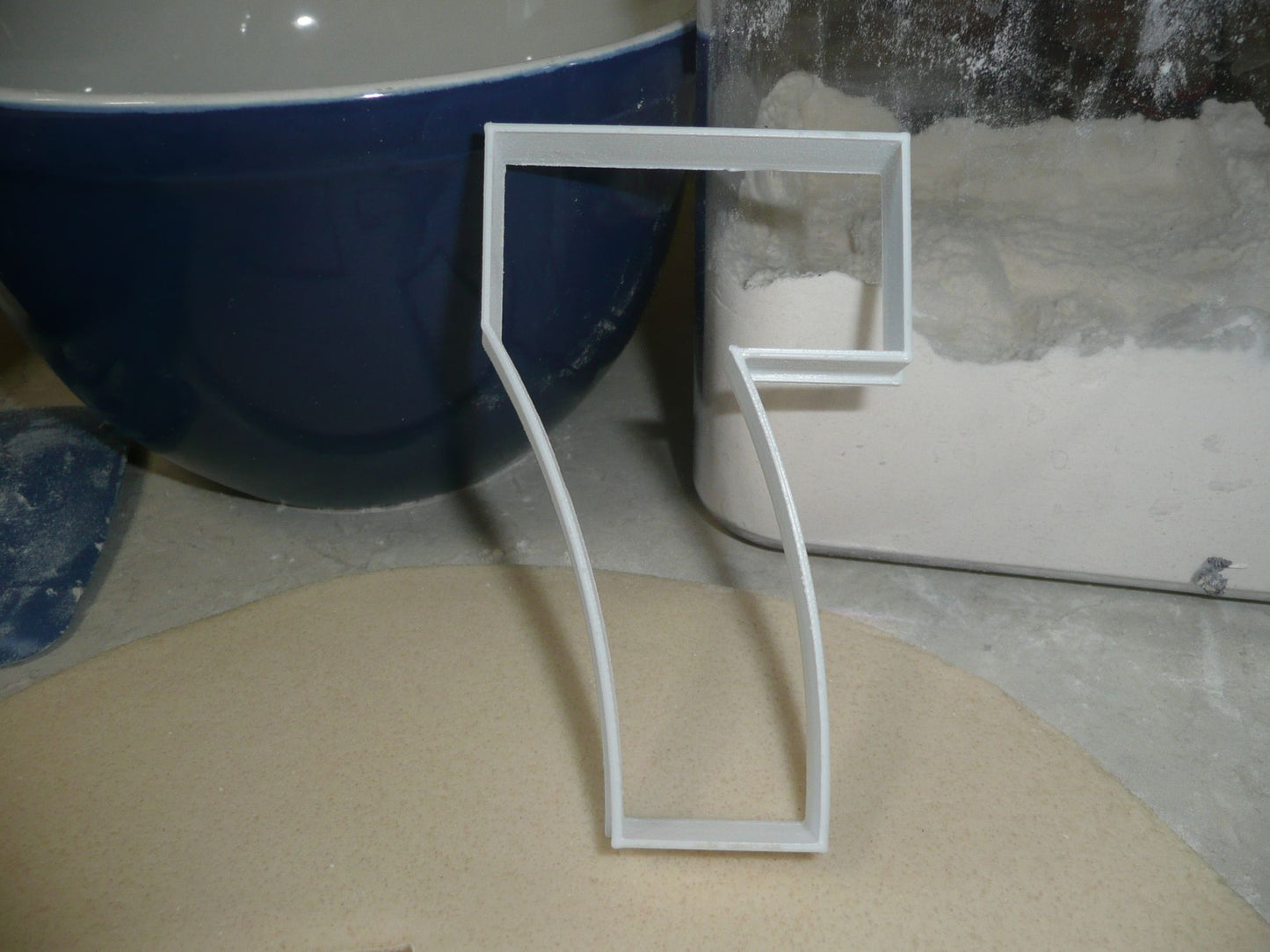 Number Seven 7 Birthday Anniversary Large Size 4" Cookie Cutter USA PR3807
