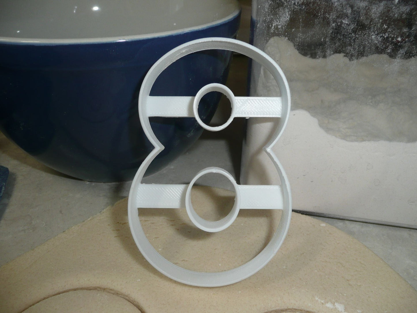 Number Eight 8 Birthday Anniversary Large Size 4" Cookie Cutter USA PR3808