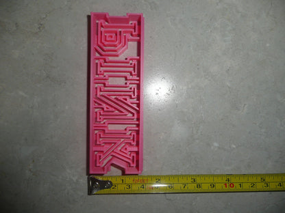 PINK Block Letters Word Victorias Secret Fashion Brand Cookie Cutter USA PR3839