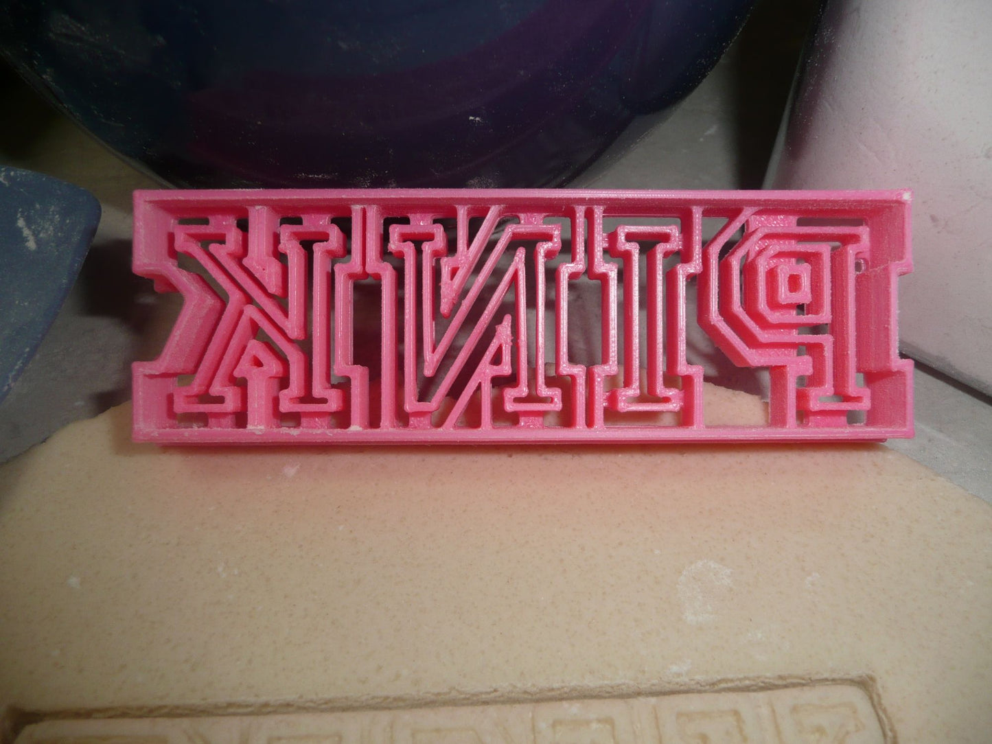 PINK Block Letters Word Victorias Secret Fashion Brand Cookie Cutter USA PR3839