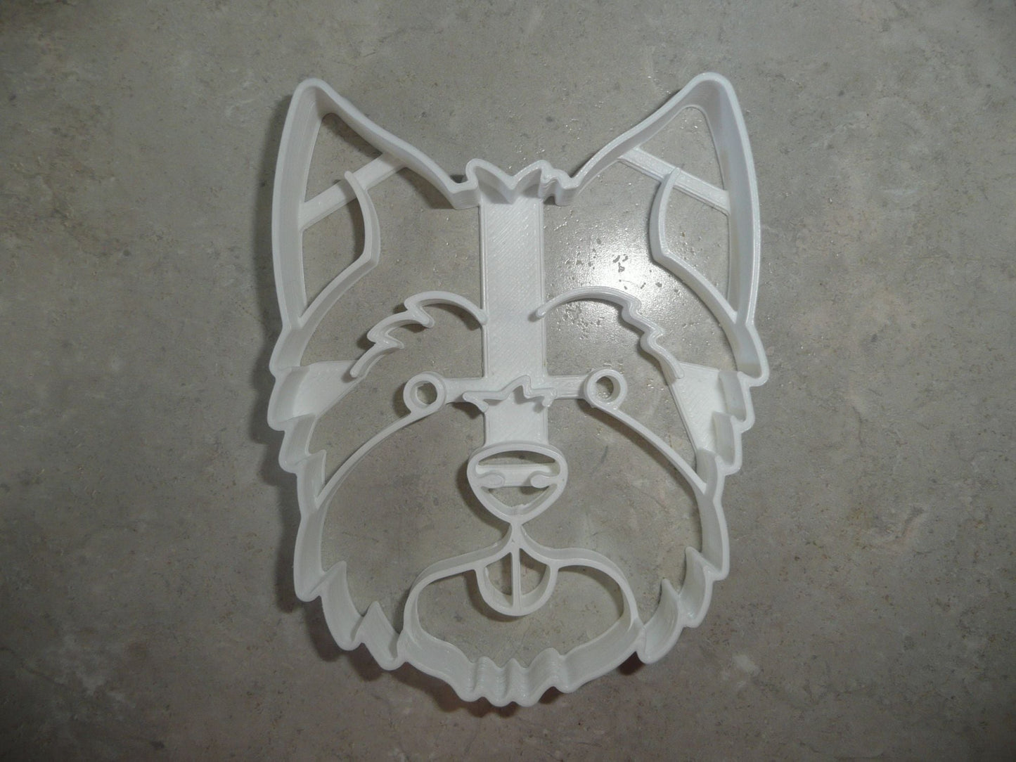 Westie Dog Face Detailed West Highland White Terrier Cookie Cutter USA PR3840