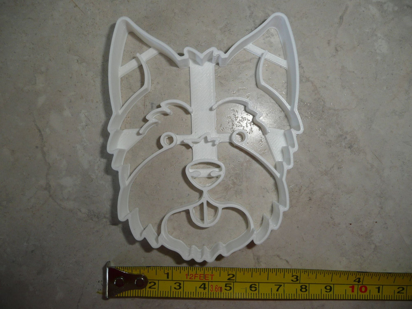 Westie Dog Face Detailed West Highland White Terrier Cookie Cutter USA PR3840
