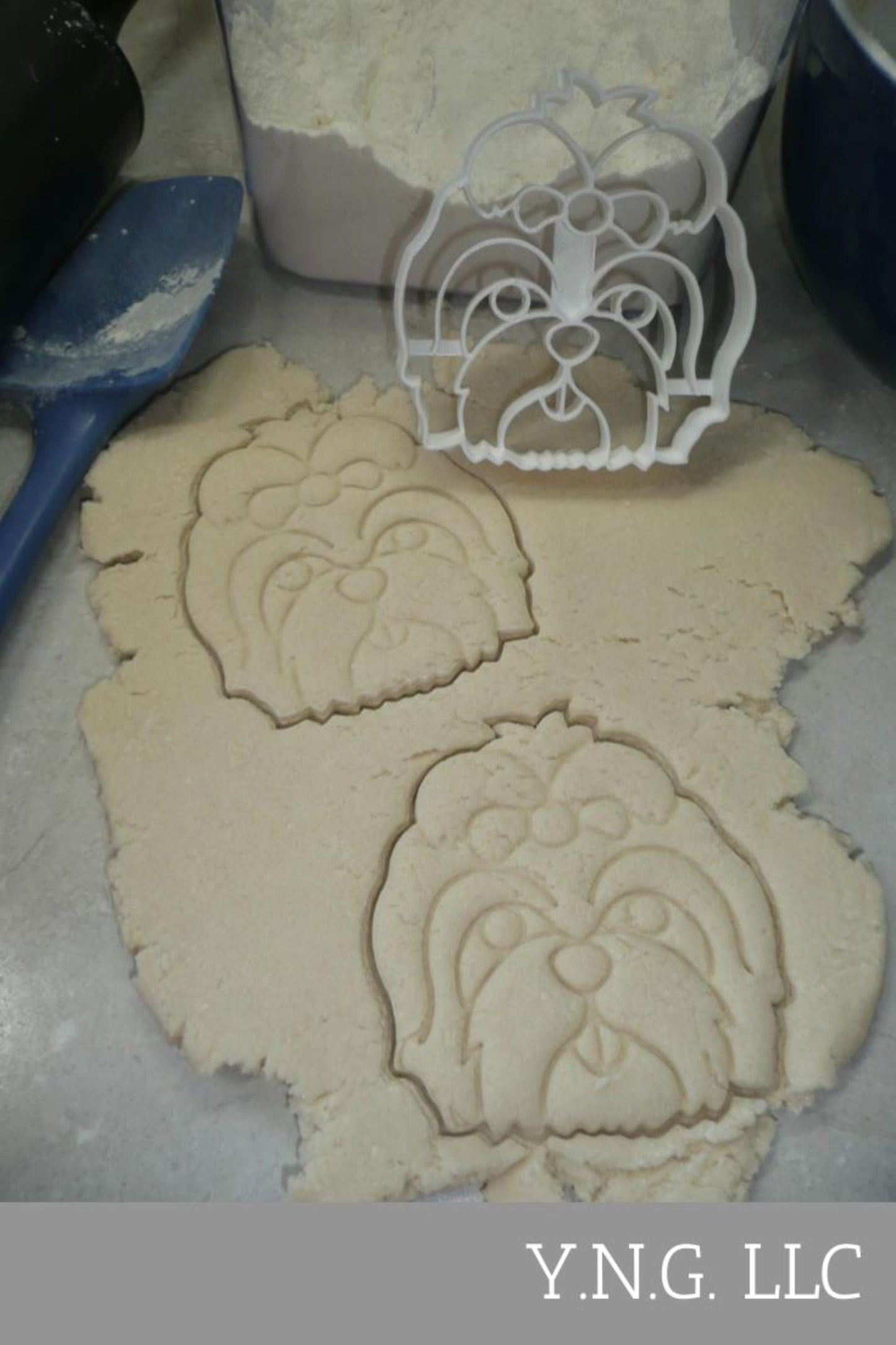 Shih Tzu Dog Face Detailed Small Toy Breed Cookie Cutter USA PR3841