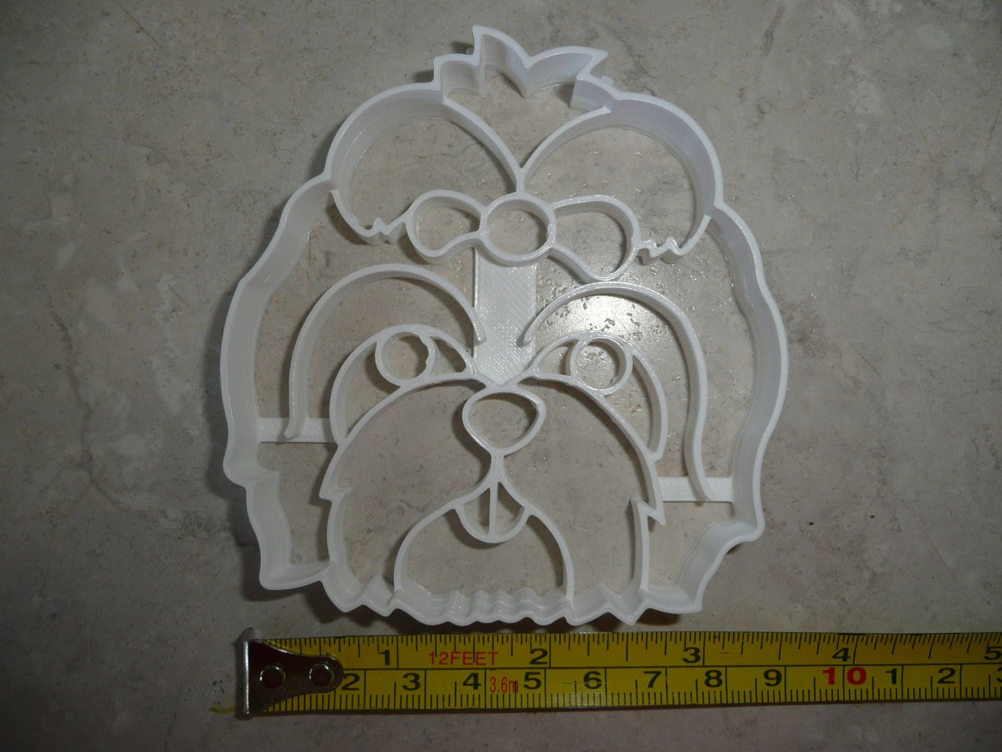 Shih Tzu Dog Face Detailed Small Toy Breed Cookie Cutter USA PR3841